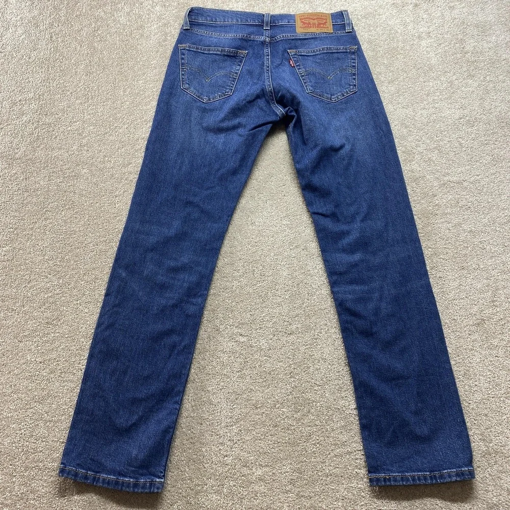 Levis 511 Jeans Mens 29x32 Blue Slim Fit Stretch Denim‎ Waterless Pants
